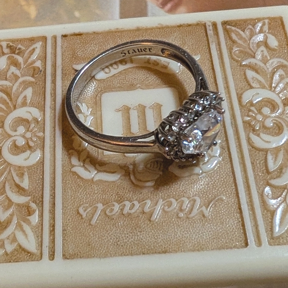 Staur 3.5ct Earth Grown Lab Diamond Heart Engagement Ring - Picture 3 of 9